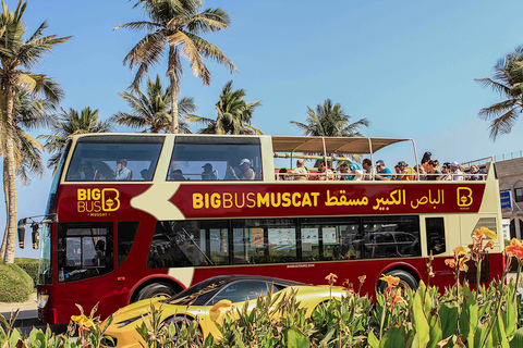 Muscat: Sightseeingtur med stor buss Hop-On Hop-Off48-timmars Hop-on Hop-off sightseeingtur