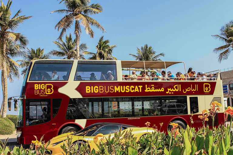 Muscat: Sightseeingtur med stor buss Hop-On Hop-Off48-timmars Hop-on Hop-off sightseeingtur