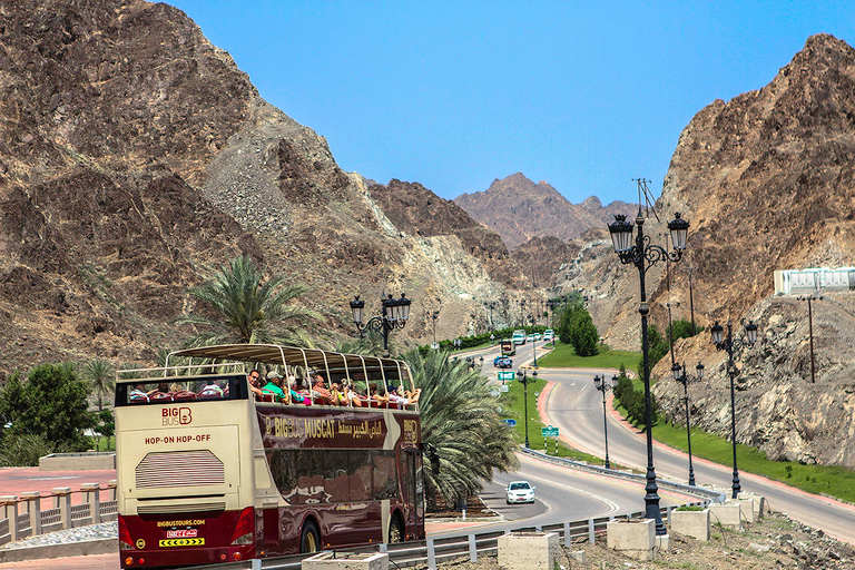 Muscat: Sightseeingtur med stor buss Hop-On Hop-Off48-timmars Hop-on Hop-off sightseeingtur