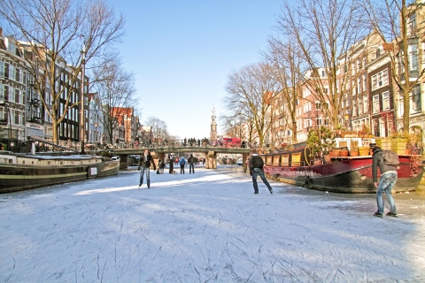 Amsterdam Winter Walking Tour French Tour