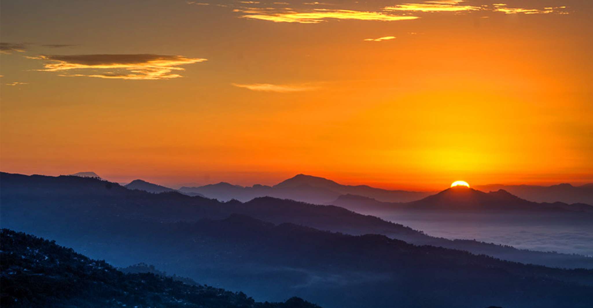 Amanecer de Sarangkot desde Pokhara - Hizvo
