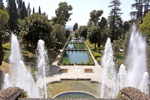 Rome: Tivoli Villas and UNESCO Jewels Tour Tour in German with Meeting Point
