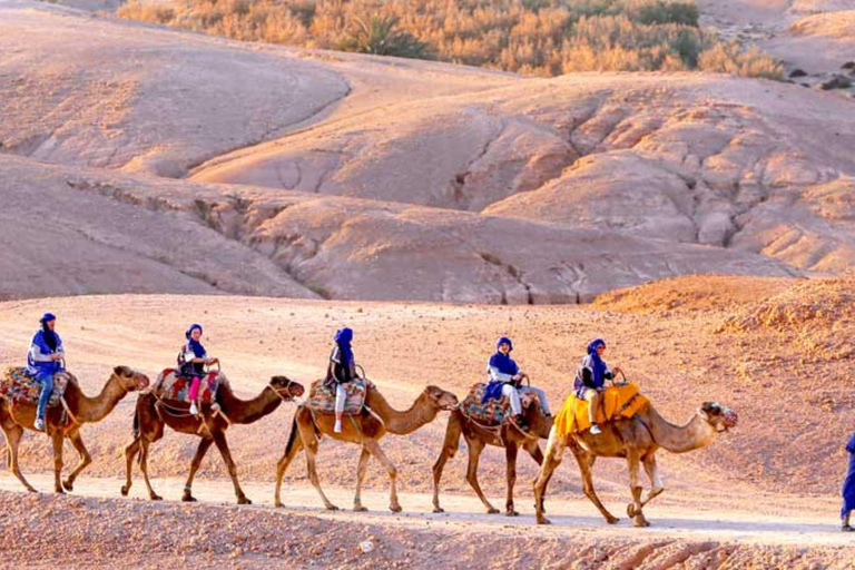 Marrakech: Agafay Desert Sunset Camel Ride & Dinner Show