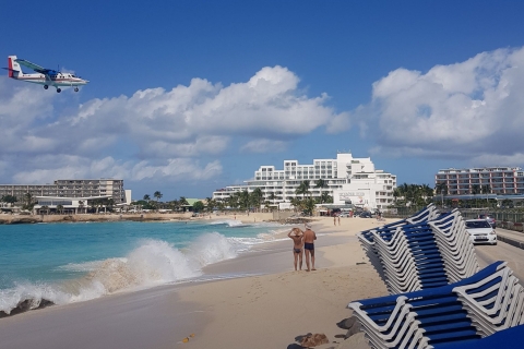 St.Maarten: plaża i zakupy autobusemSt.Maarten: Wycieczka z przewodnikiem po plaży i zakupach autobusem