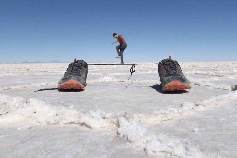 Från Uyuni: Laguna Colorada och Salar de Uyuni 3-dagars + måltiderSpansk rundtur (alternativ 1)