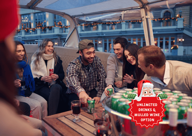 Amsterdam: Special Christmas Booze Cruise with Drinks Option