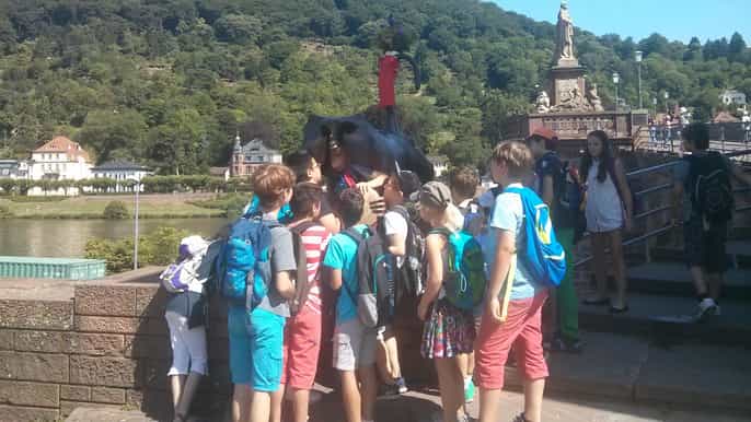 heidelberg old town tour para crianças de escola