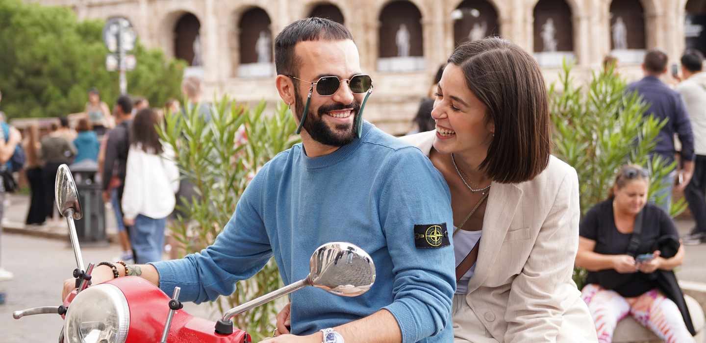 Rom: Vespa-Fototour mit historischen Höhepunkten der Stadt