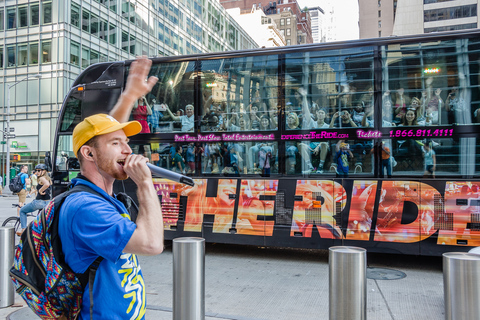 New York City: The Ride Interactive Bus Tour Front Row Seating