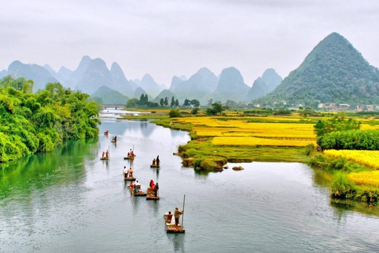 Yangshuo: Xianggong Hill and Yangshuo Countryside Tour Basic Tour including guide and transfer- no ticket no food