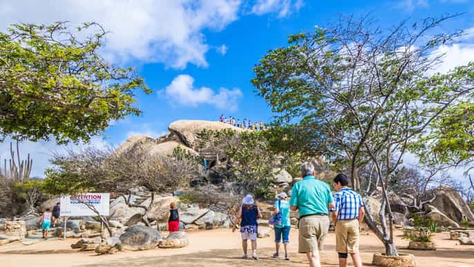conheça a ilha de aruba tour de Ônibus c/ snorkel 4 horas