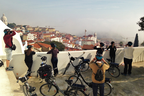 Lissabon: e-bike-rondleiding van 3 uur B-kant van de stad