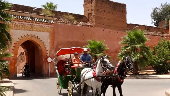 marrakech private 2hour horsedrawn carriage tour
