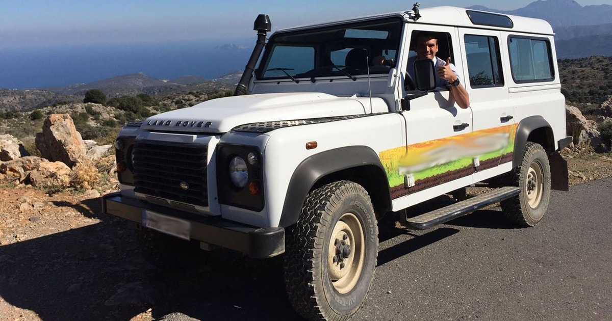 land rover tour kreta