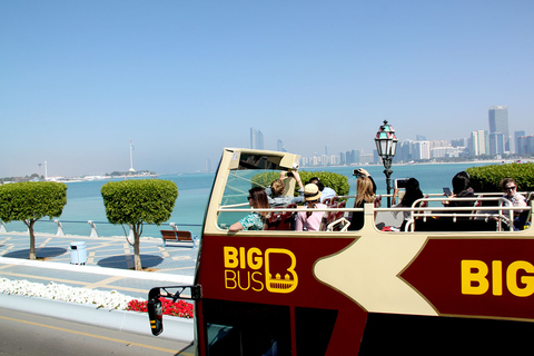 Abu Dhabi: Big Bus Hop-On Hop-Off Tour turísticoBillete de 48 horas con entrada al Museo del Louvre