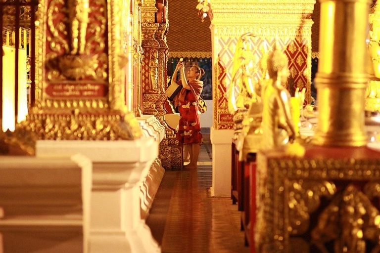 Chiang Mai après le crépuscule : Visite du Doi Suthep et du Wat Umong au crépuscule