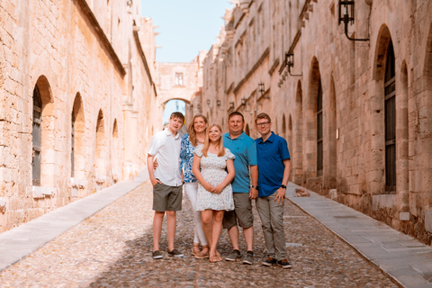 Sesión fotográfica profesional privada de vacaciones en RodasSESIÓN DE FOTOS DE 1 HORA RHODES