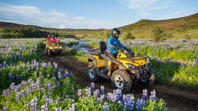golden circle and atv fullday combo tour from reykjavík
