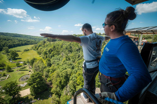 Normandy: The Ultimate Bungee Jump with Water Touch