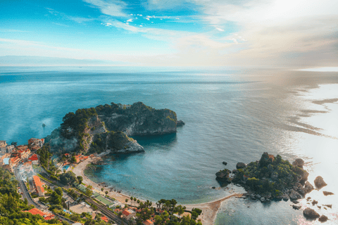 Taormina, Isola Bella and Castelmola from Catania Taormina-Isola Bella-Castelmola
