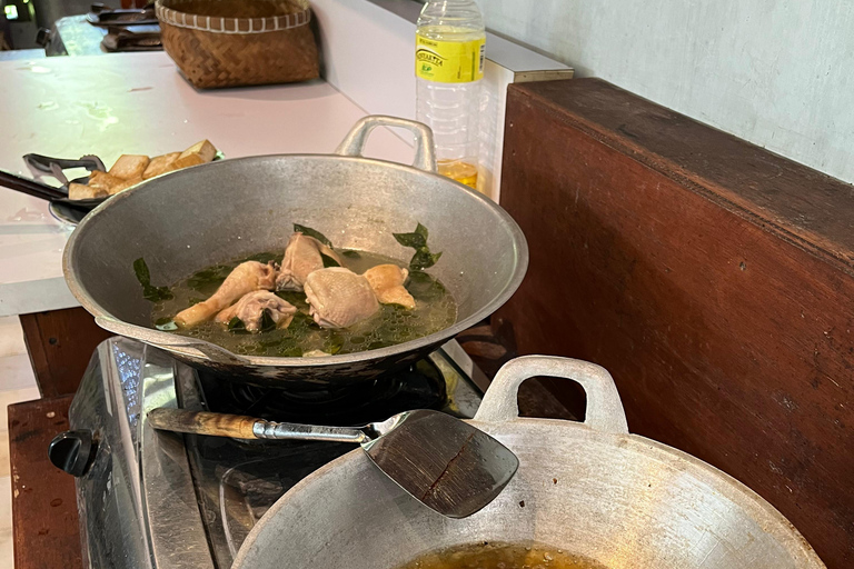 Aula de culinária indonésia em Yogyakarta