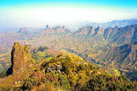 4-dniowa wycieczka trekkingowa w góry Simien.4 dni trekkingu w górach Simien.