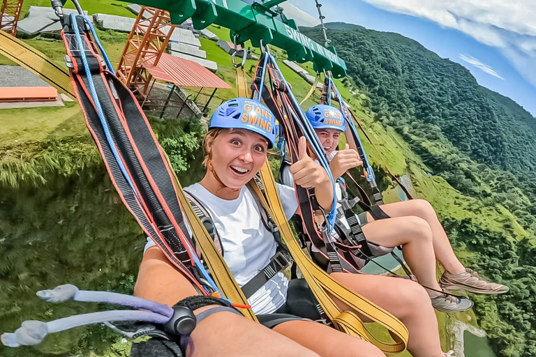 Pokhara: Bungee Jump and Skyscreamer Swing Combo