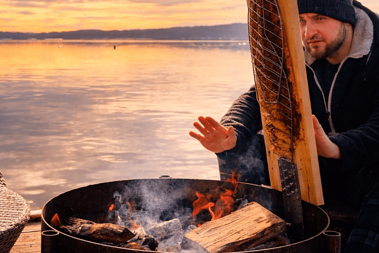 Oslo: Malmøya Island Salmon Grilling Workshop & Jacuzzi