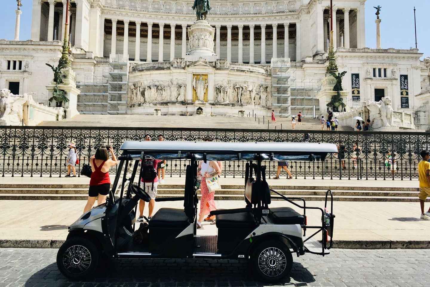 Róm: Sérsniðin skoðunarferð um borgina með golfbíl