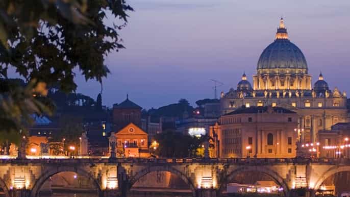 rome night tour with pizza and gelato