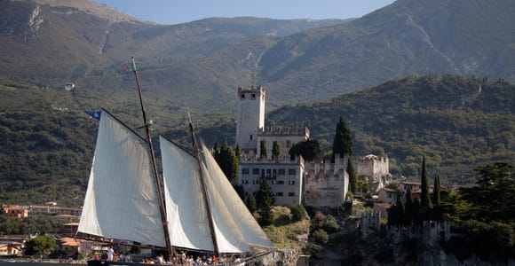 Malcesine: Panoramic Cruise on Historical Sailboat
