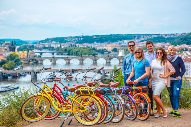 Praga: 7 migliori punti panoramici del tour in bici di Praga