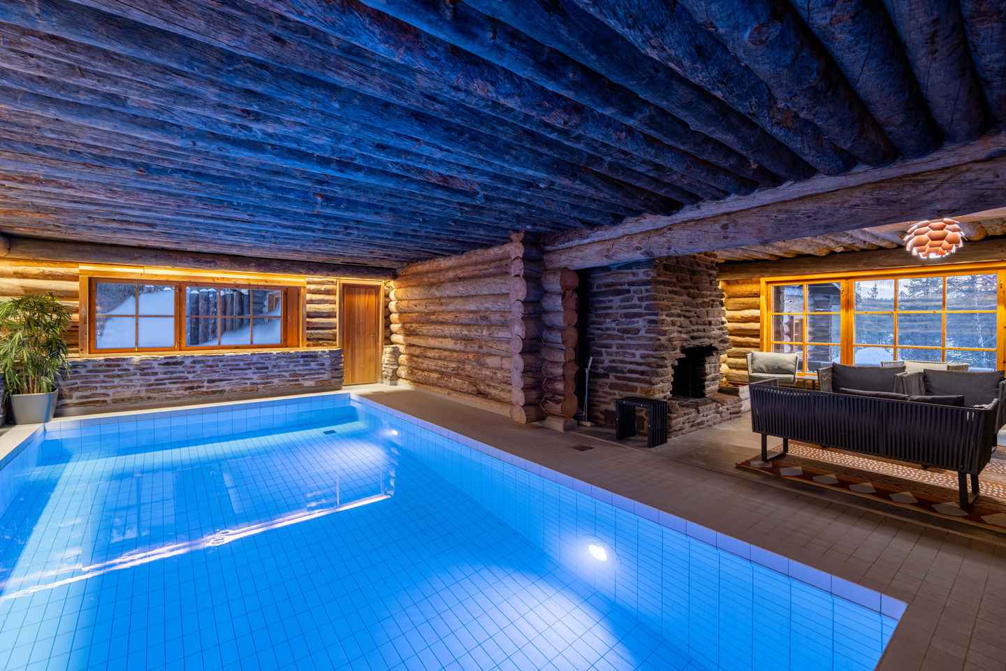 Saariselkä: Kuukkeli Saunaworld (Smoke Sauna)