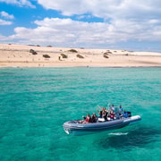 Fuerteventura: Insel Lobos Hin- und Rückfahrt mit dem Schnellboot Ticket