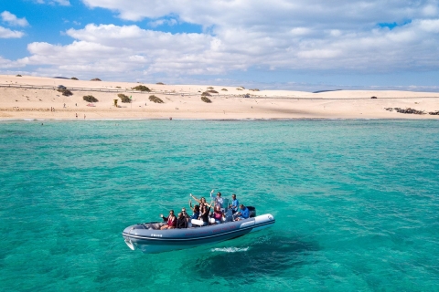 Fuerteventura : Île Lobos Billet aller-retour en hors-bord