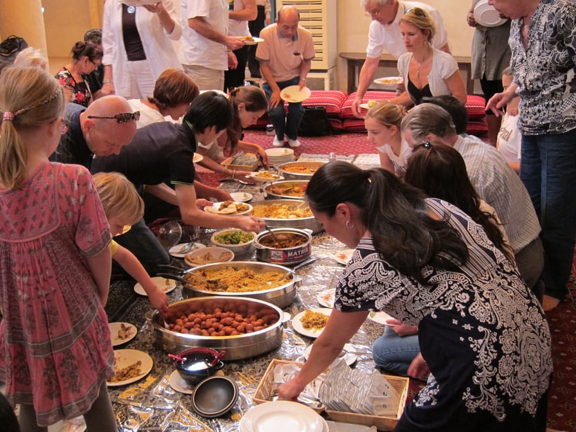 Dubai: Mittagessen im Scheich-Mohammed-Kulturzentrum