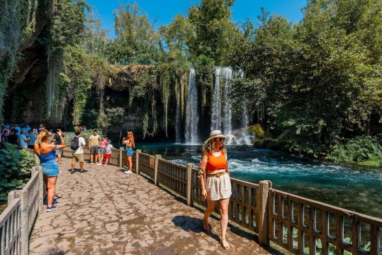 Antalya: Old City Tour w/Boat Trip, Cable Car & Waterfalls City Tour with Lunch and Düden Waterfall