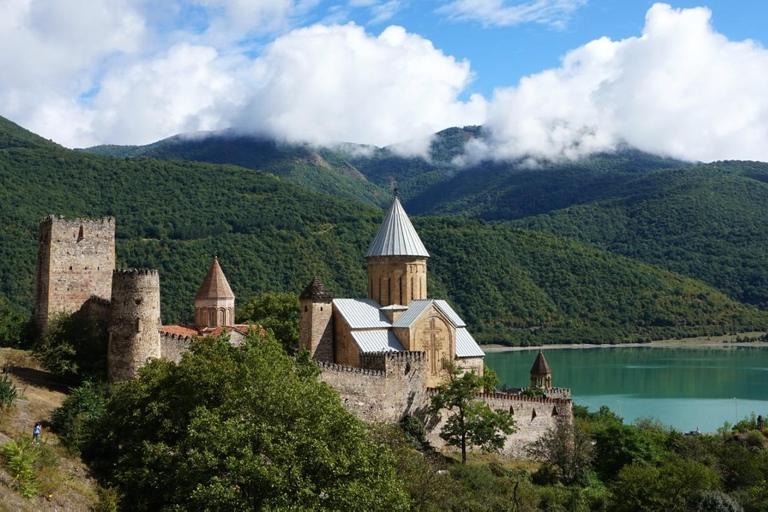 One day in the Caucasus Mountains, Ananur, Gudauri, Kazbegi