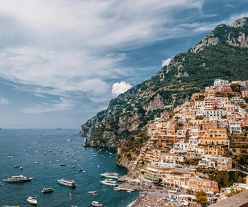 From Positano: Amalfi Coast Boat Tour with Swimming Stop