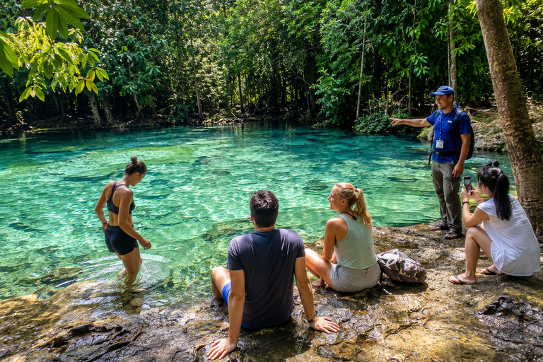 Phuket: Emerald & Blue Pool, Hot Springs & Tiger Cave Krabi Private Tour, Hotel Pick-Up and Drop-Off, English Guide