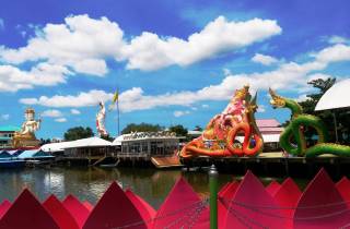 Ab Bangkok: Chachoengsao-Tour & Bang Pakong-Bootsfahrt