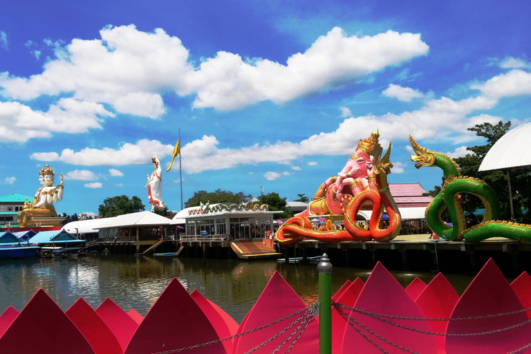 Från Bangkok: Chachoengsao Tour och Bang Pakong River CruiseGrupptur