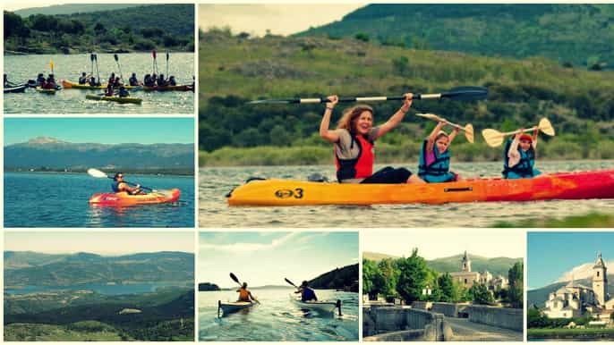mountain lake canoe experience from madrid