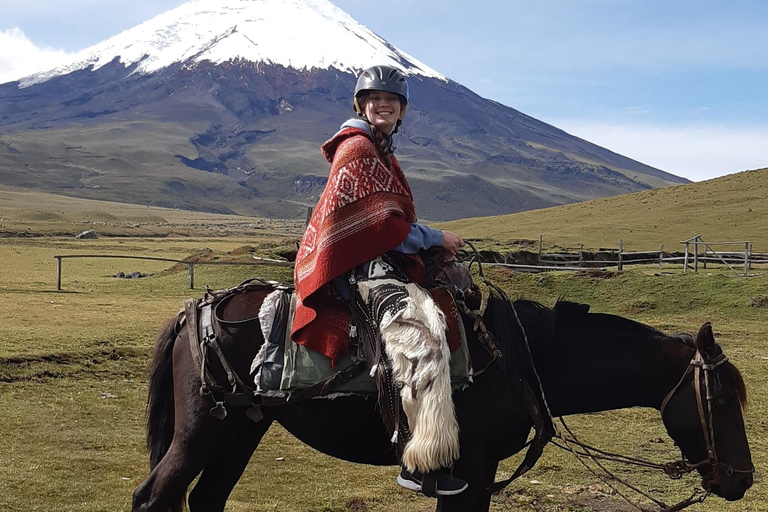 Randonnée et équitation au volcan Cotopaxi pour débutants