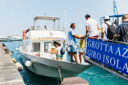 Capri: Bootstour zur Insel und optionaler Besuch der Blauen Grotte