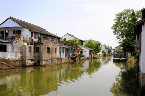 Excursão de meio dia às Maravilhas da Cidade da Água de Zhujiajiao em pequenos grupos