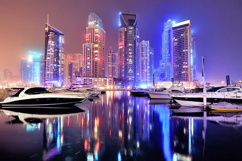 Visite nocturne de Dubaï avec spectacle de fontaines
