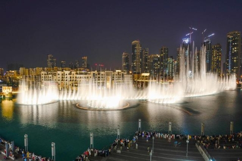 Dubaï : visite nocturne avec fontaine magiqueVisite privée en anglais
