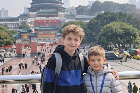 Zhangjiajie to Chongqing by bullet train city highlight tour