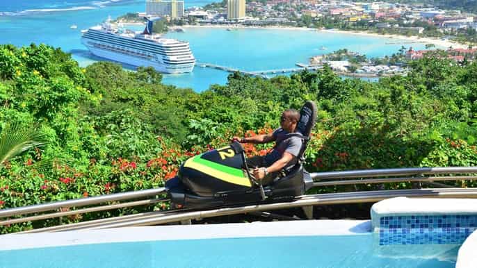 ocho rios aventura de trenó jamaicano